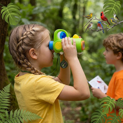 Kids Dinosaur Binoculars with Compass