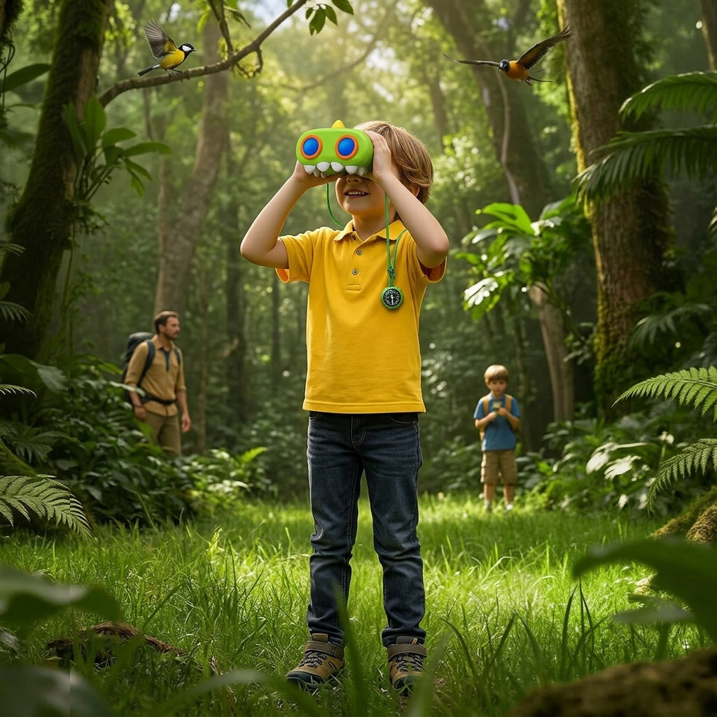 Kids Dinosaur Binoculars with Compass