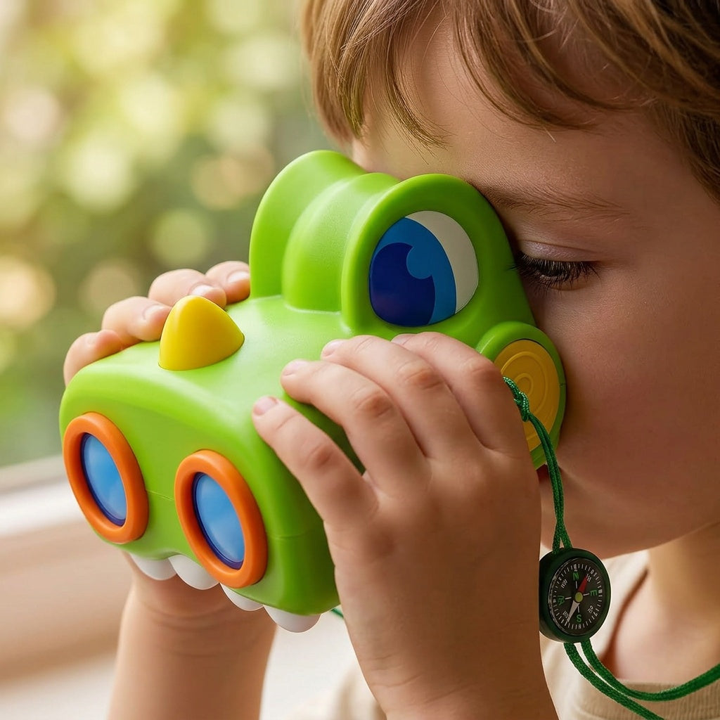 Kids Dinosaur Binoculars with Compass